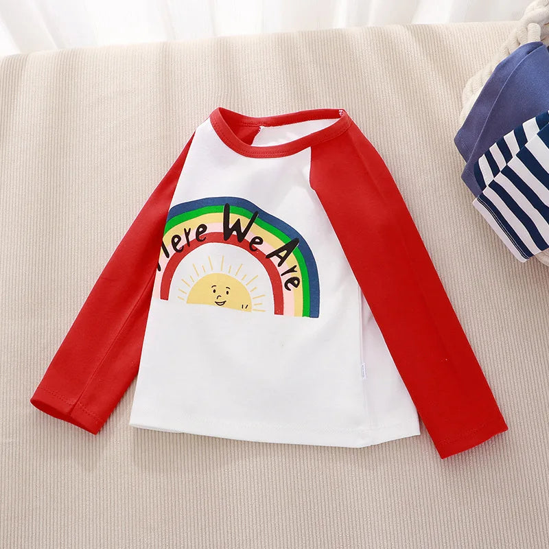 Baby Clothing Autumn Winter Cotton Print Sweatshirt