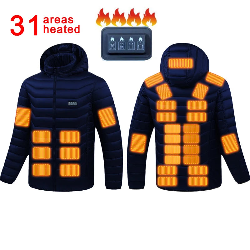 Areas Heated Jacket Men's Self Heating Jacket Winter Heated