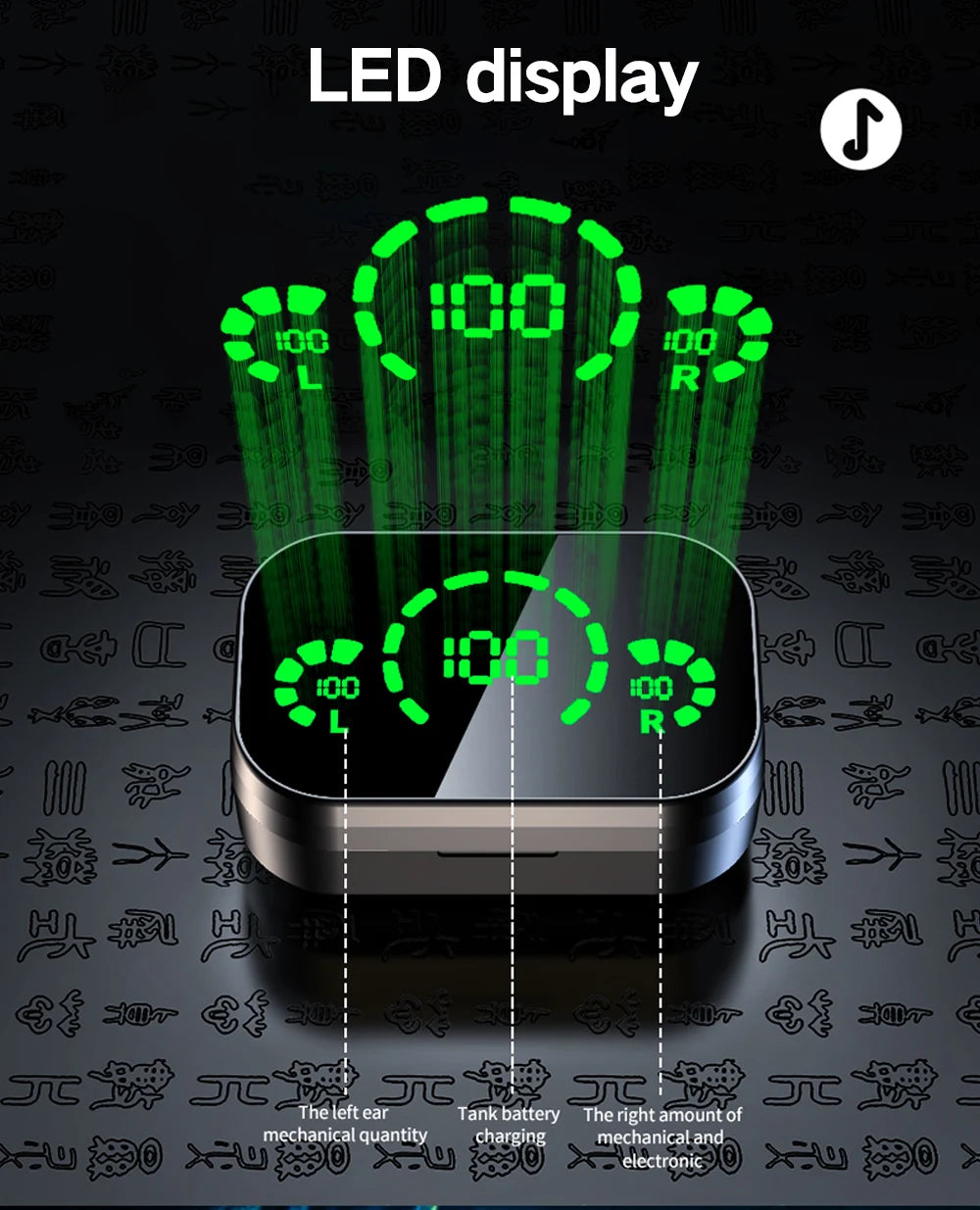 New TWS Wireless Bluetooth Earphones Sport Stereo Headphones