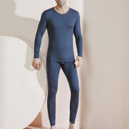 Long Johns Thermal Underwear Set for Men Fleece Lined Base