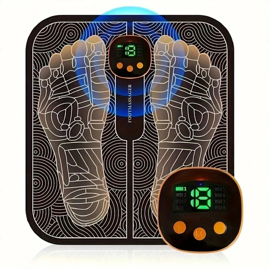 EMS Foot Massager for Muscle Relaxation,LCD Display Screen