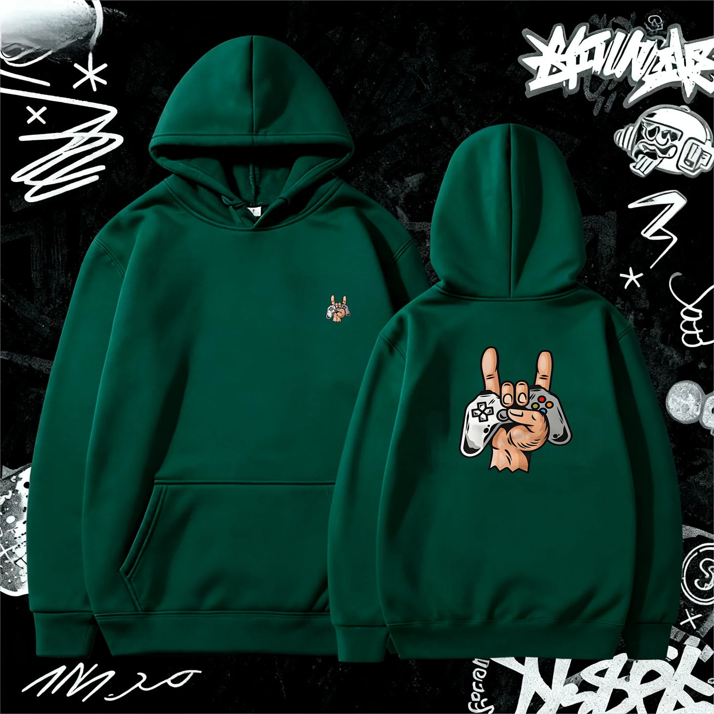 Printing Men's Women's Hoodies Spring Autumn Casual Hoodies