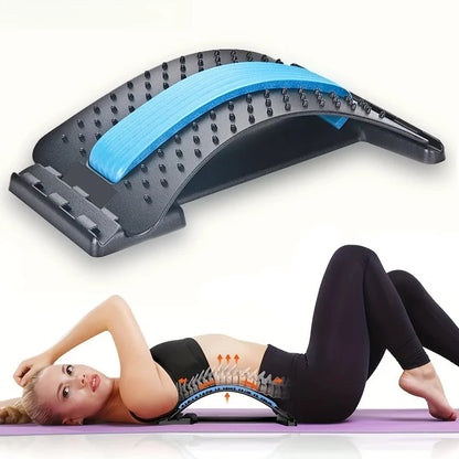 Lumbar Soothing Device, Lumbar Stretching Massager, Yoga Spine