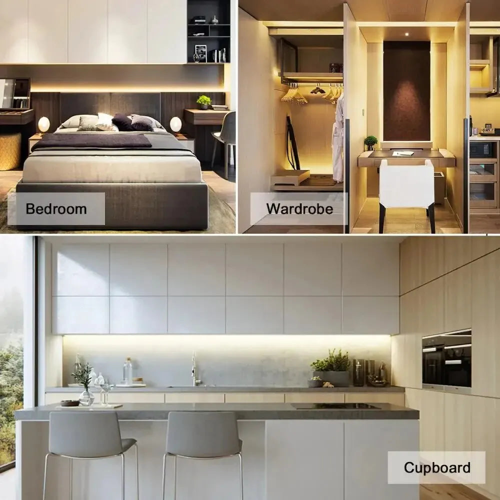 Night Lights Lamp USB Gesture Sensor Dimmable  Strip Lights TV