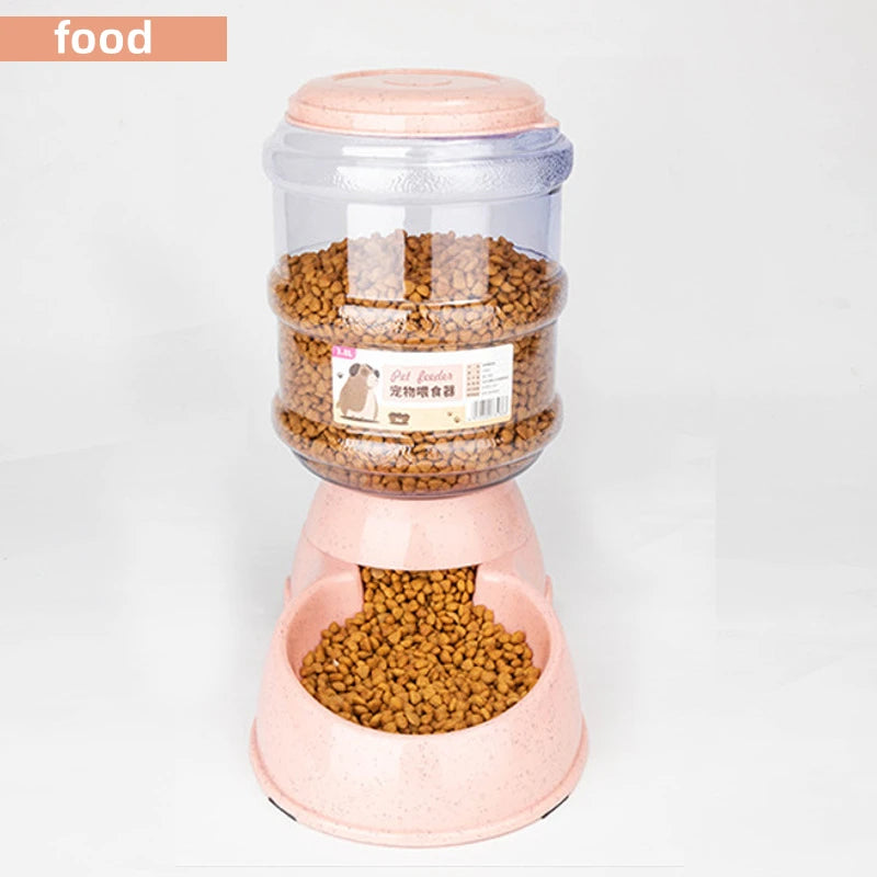 Large Capacity Pet Feeder Bowls Small Dog Food Bowl Automatic