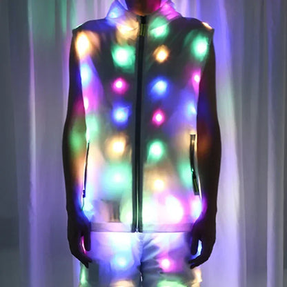 Glow Dancing Costume LED Jacket LED Pants Luminous Led