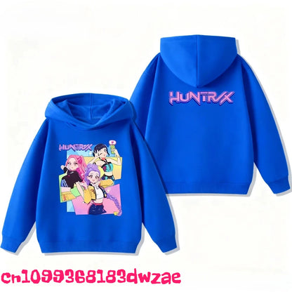 Korean Popular Kpop Demon Hunter Children's Sweatshirt Boys