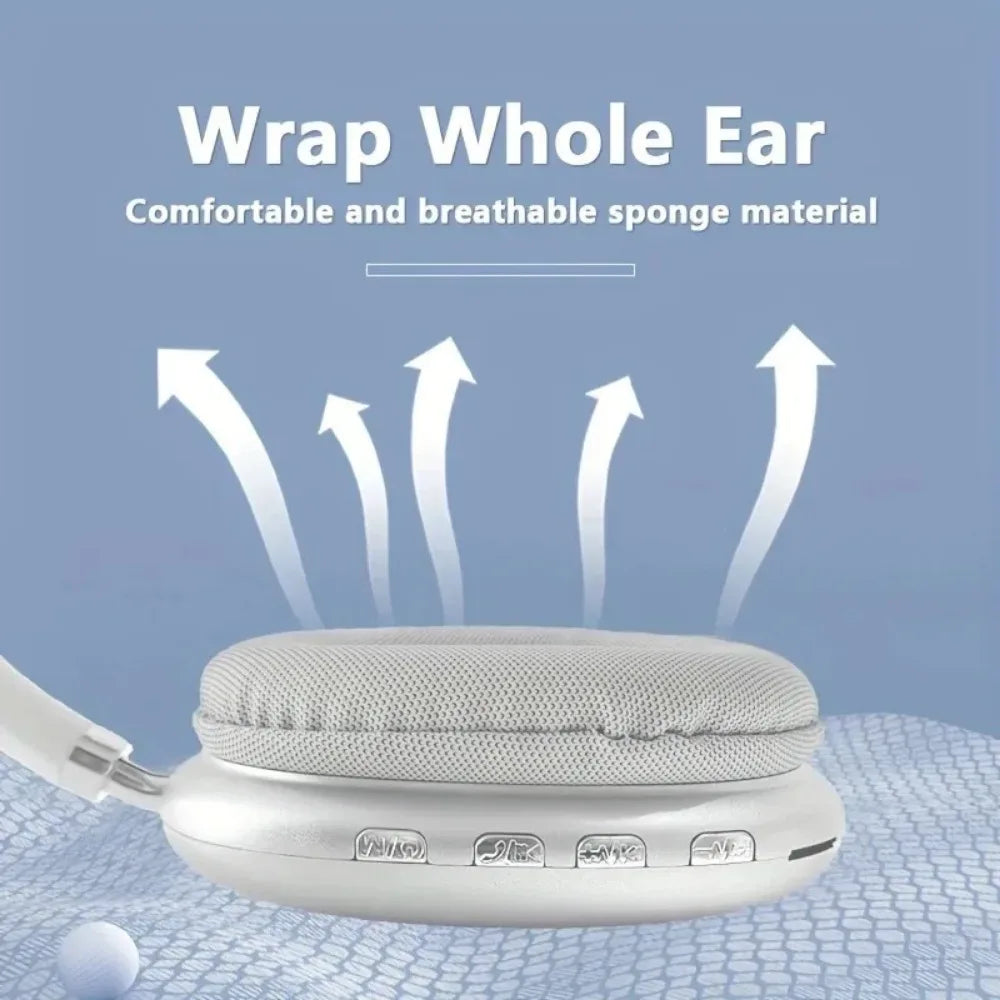 New P9 Wireless Bluetooth Headphones Noise Cancelling Mic