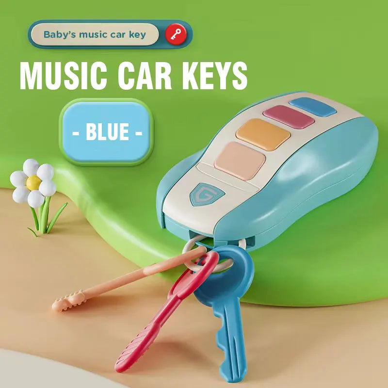 Baby Toys Musical Car Key Vocal Smart Remote Car Voices
