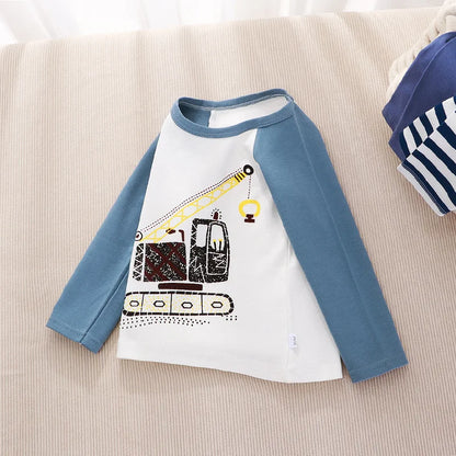 Baby Clothing Autumn Winter Cotton Print Sweatshirt