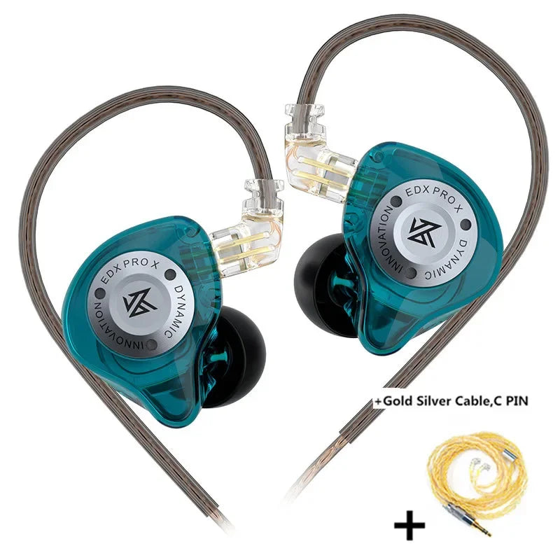 KZ EDX PRO X Dynamic Drive Earphone HIFI Bass Music Earbud Sport