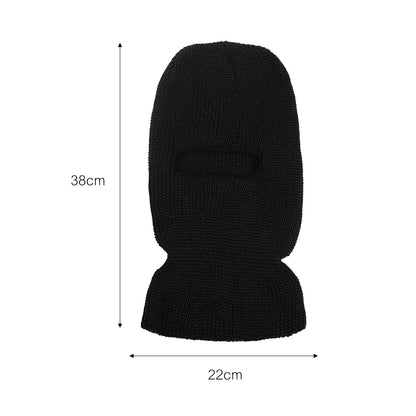 Winter Knitted Full Beanies Balaclava Hat Outdoors Men Women