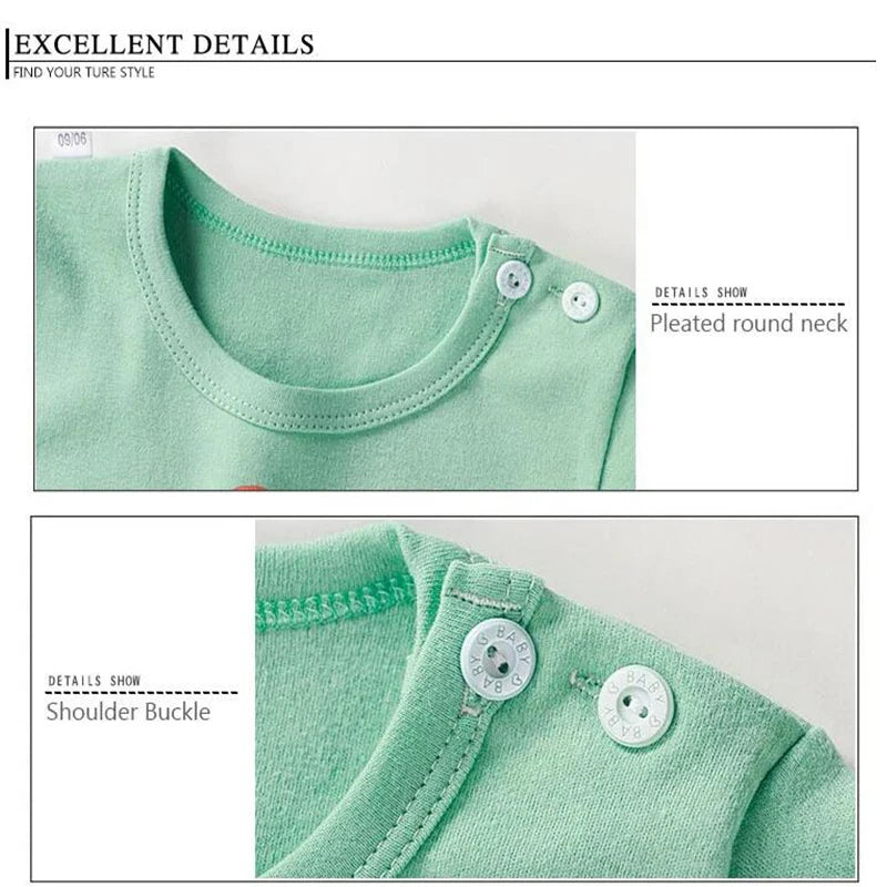 Autumn Kids Boys Baby Cartoon Crocodile Cotton Sweatshirt