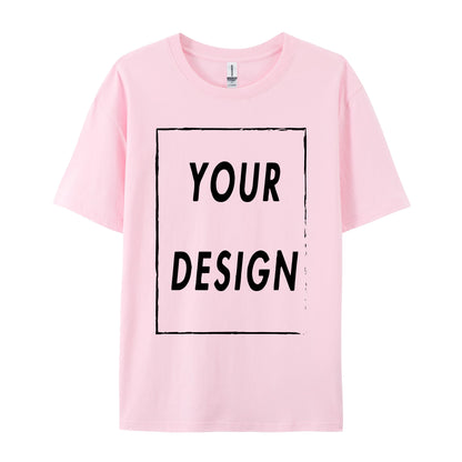 Custom Women Men Customised Printed 100% Cotton Short