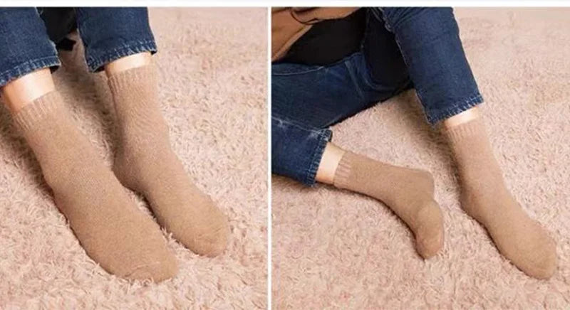 Winter Warm Women Socks Merino Wool Men Super Thicker