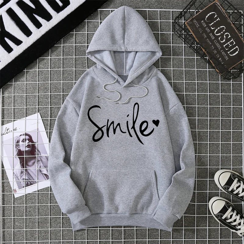Winter New Women's Hoodie High Street Unisex style Double