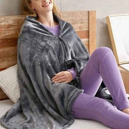 USB Electric Heated Blanket  Heating Levels Fleece Heated Blanket