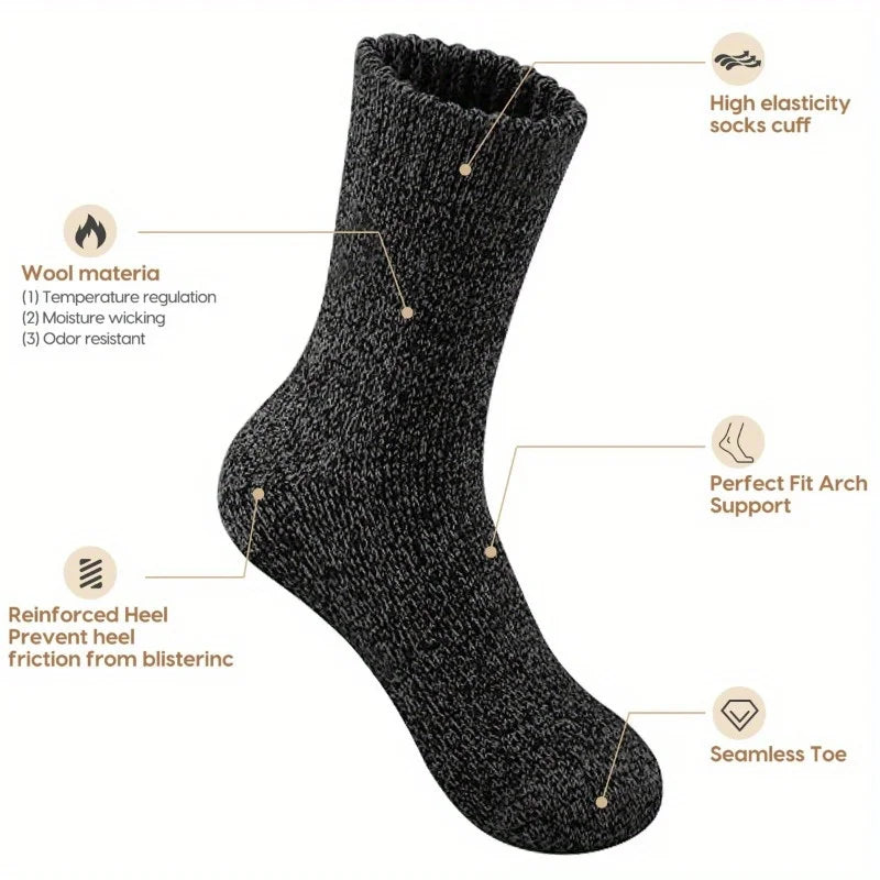 Men's warm socks, thickened winter socks, essential for outdoor