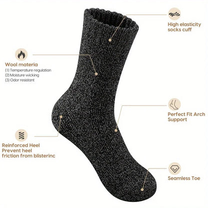 Men's warm socks, thickened winter socks, essential for outdoor