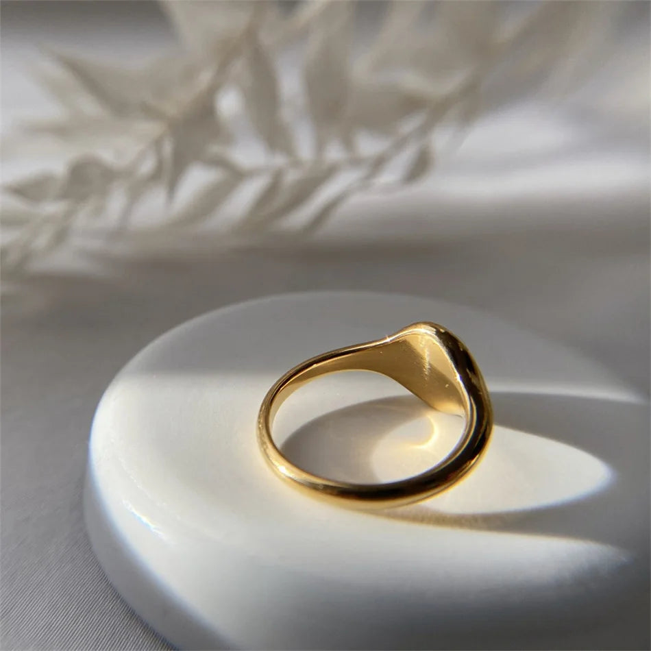 High Quality Wave Rings for Women Minimalist Dainty Rays