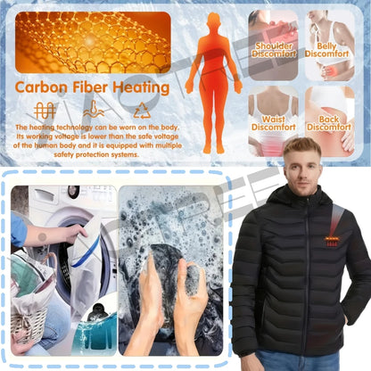 Areas Men Women's Heating Jacket Winter USB Heated Jackets