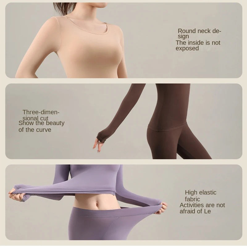 Winter Thermal Pairing Hyaluronic Acid Skincare Shirts Ultra-Thin