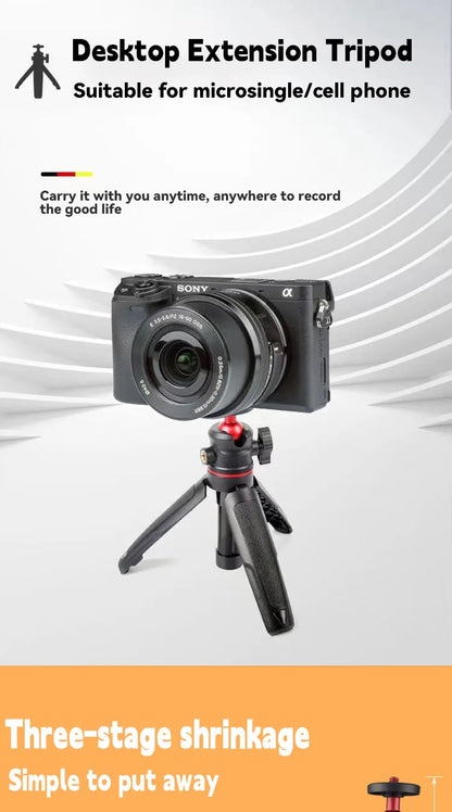 Mini Extendable Desktop Tripod Handheld Photography Bracket