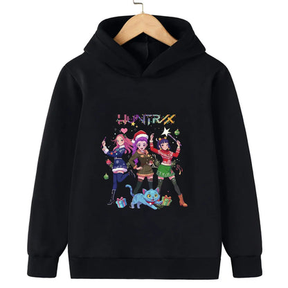 Merry Christmas! Witch Hunt Girls and boys hooded sweatshirts