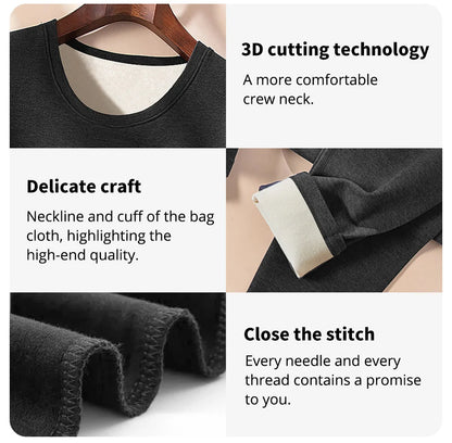 Man Winter Thermal Underwear Set Face Sanding Double Warmth