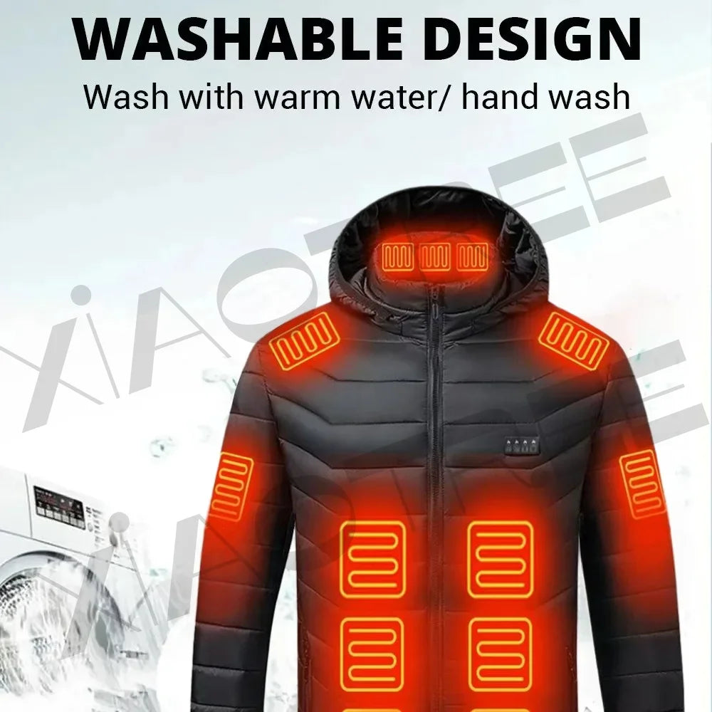 Areas Men Women's Heating Jacket Winter USB Heated Jackets