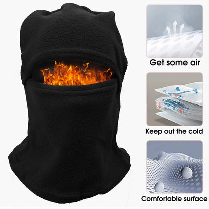 Winter Warm Outdoor Riding Full Face Mask Covers Balaclava Fleece