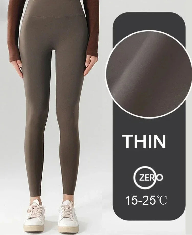 Autumn Winter High Waist Shark Leggings Women's Seamless