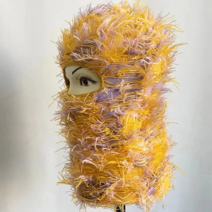 Full Face Cover Ski Mask Hat Balaclava Distressed Knitted Beanie
