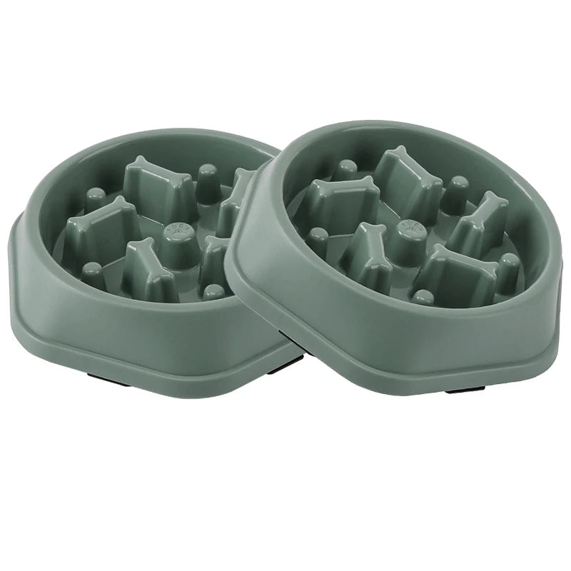 Slow Feeder Dog Bowl Anti-choking Puppy Food Bowl Anti-slip