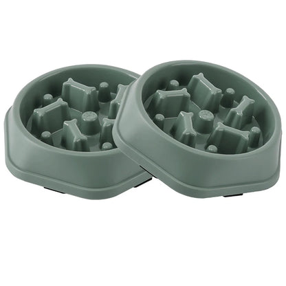 Slow Feeder Dog Bowl Anti-choking Puppy Food Bowl Anti-slip