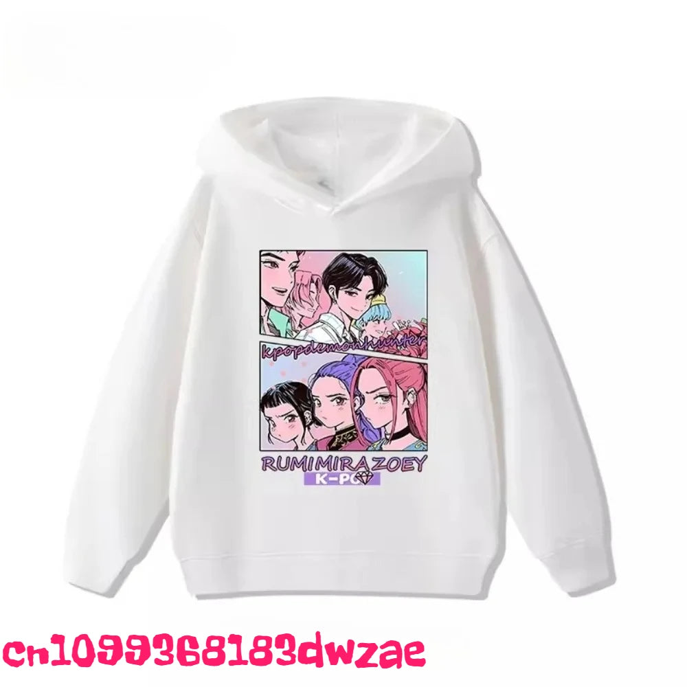 Korean Popular Kpop Demon Hunter Children's Sweatshirt Boys