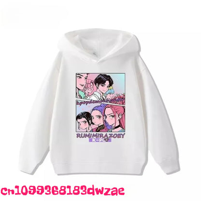 Korean Popular Kpop Demon Hunter Children's Sweatshirt Boys