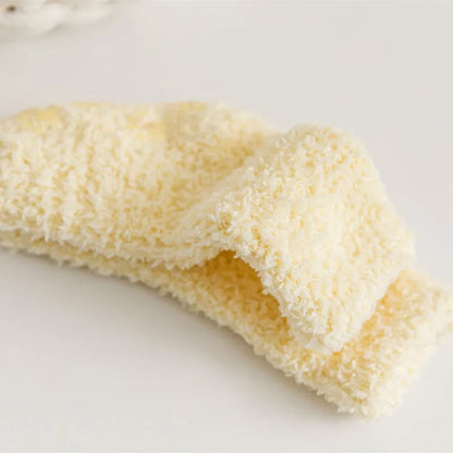 Winter Thick Newborn Socks Coral Fleece Warm Kids Leg Warmers