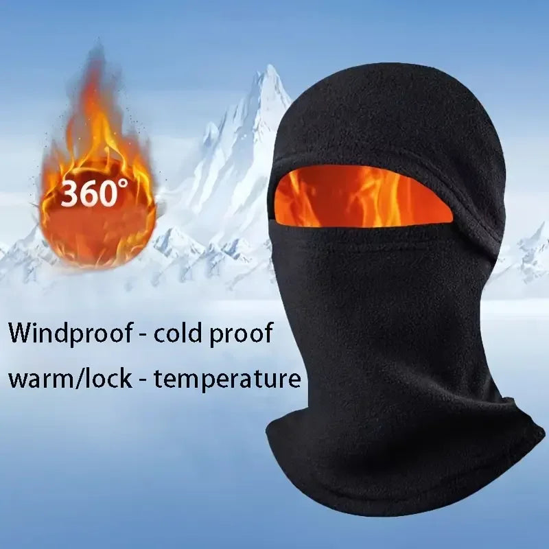 Winter Warm Outdoor Riding Full Face Mask Covers Balaclava Fleece