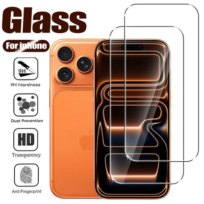 Tempered Glass For iPhone 17 Pro Max 17Pro Screen Protector