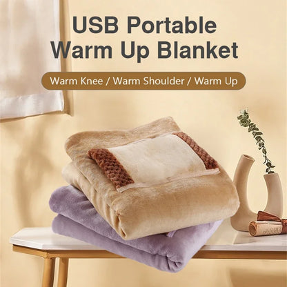 Electric Heater Blankets USB Powered Soft Thicker Warmer Winter