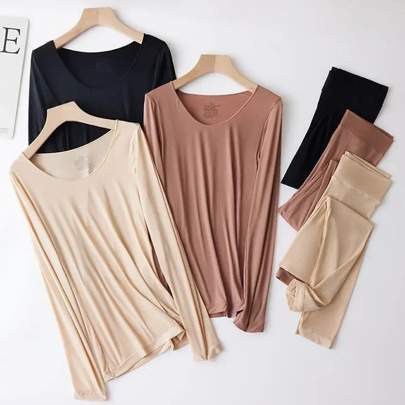 New Women's Thermal Underwear Set De Velvet Grinding