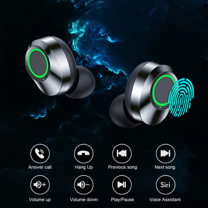 New TWS Wireless Bluetooth Earphones Sport Stereo Headphones
