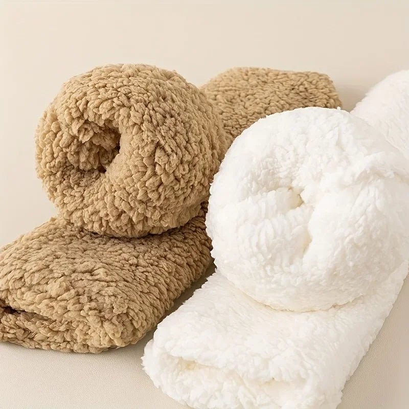 CZHIYAO Winter Velvet Socks with Super Thick Insulation, Anti-Slip