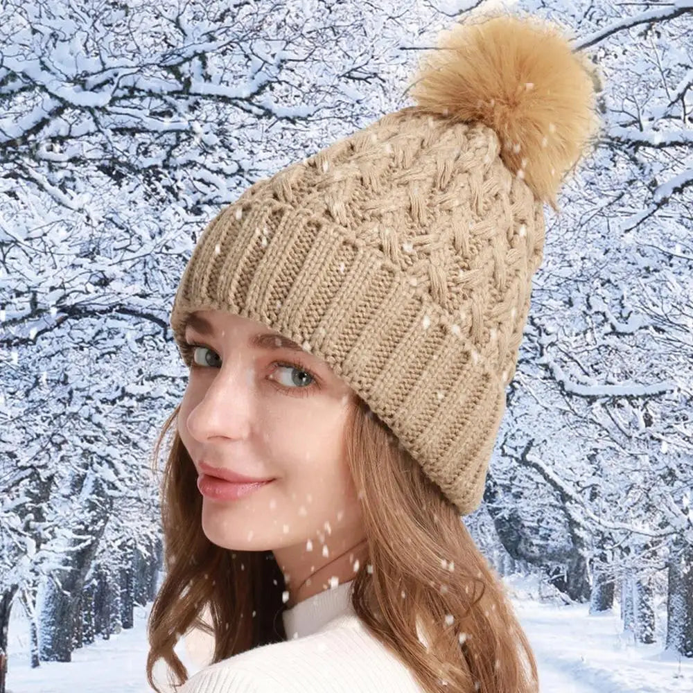 Heated Hat Efficient Heat Transfer Heated Hat Women Rechargeable