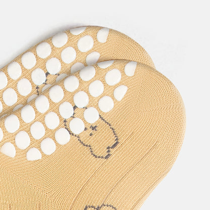 5 Pairs of Baby Floor Socks with Cartoon Animal Bear Pattern