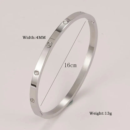 Stainless Steel Cuff Bracelets Bangles For Women Fashion