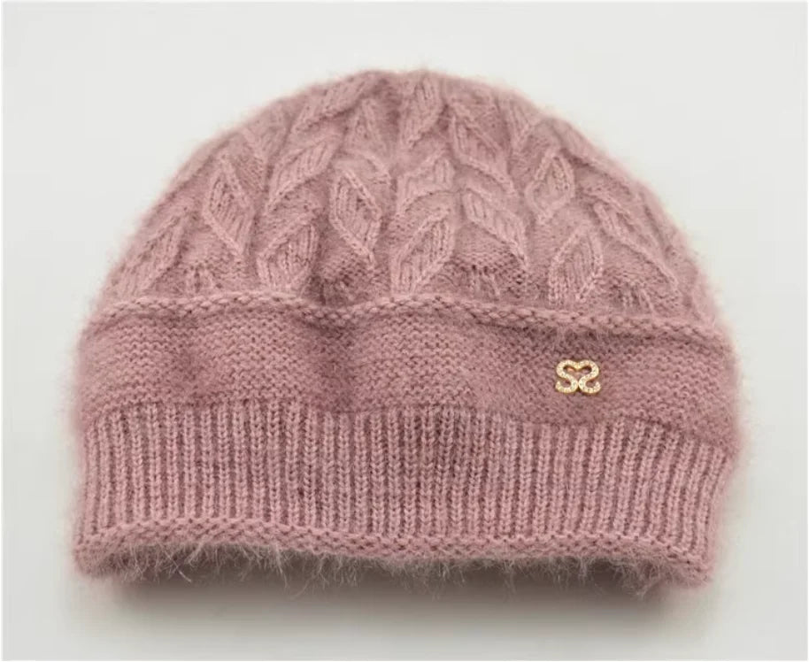 New Women Winter Hat Warm Ear Protection Knit Hats Thicken