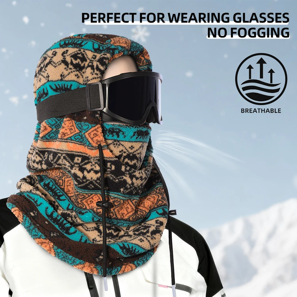Winter Hat Cold Weather Face Cover Balaclava Hood Caps Outdoor