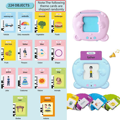 Talking Flash Cards for Kids Early Learning Educational Toy